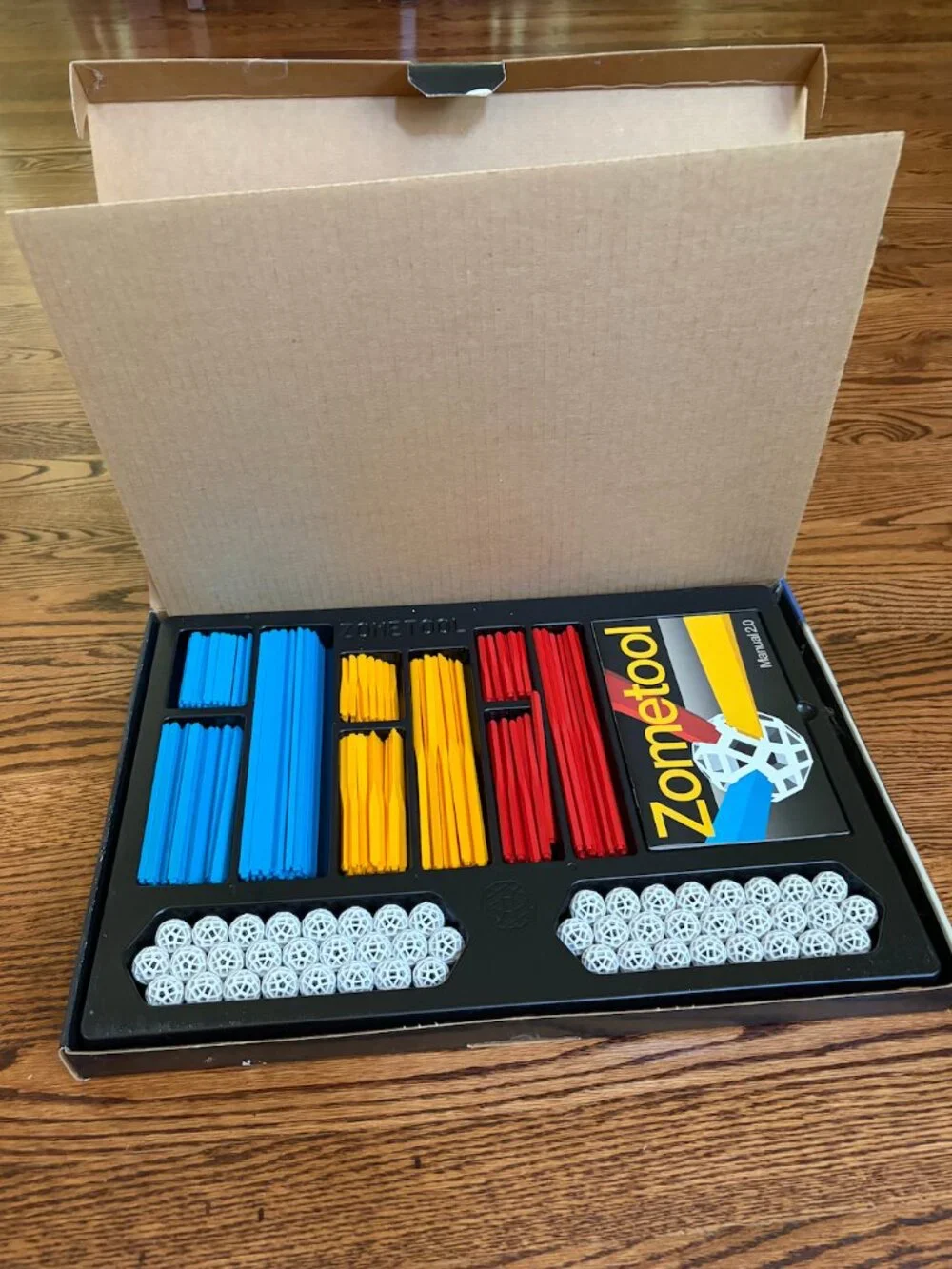 Zometool 5 Construction Lot Creator Sets -Geometry Builder STEM Toy Vintage USA